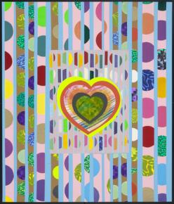 Batucada, 2009 - Screenprint with foil stamping, 34,6 x 29,6 cm - Coleo do MoMA