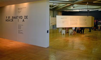 Performatividade | Memória, Paço das Artes, 2014. Curadoria de Ananda Carvalho, Christine Mello e Josy Panão.